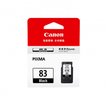 佳能（Canon）PG-83 黑色墨盒（适用E618/E608/E518）