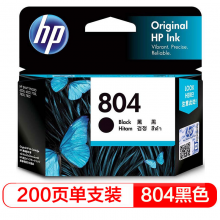 惠普（HP）T6N10AA 804 黑色墨盒(适用于HP ENVY Photo 6220 /HPENVYPhoto6222)